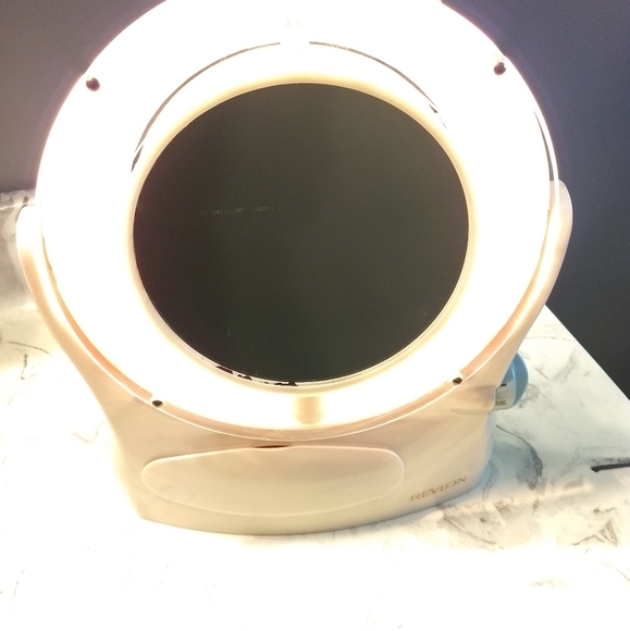 Revlon Makeup Vintage Revlon Dual Sided Lighted Mirror Poshmark